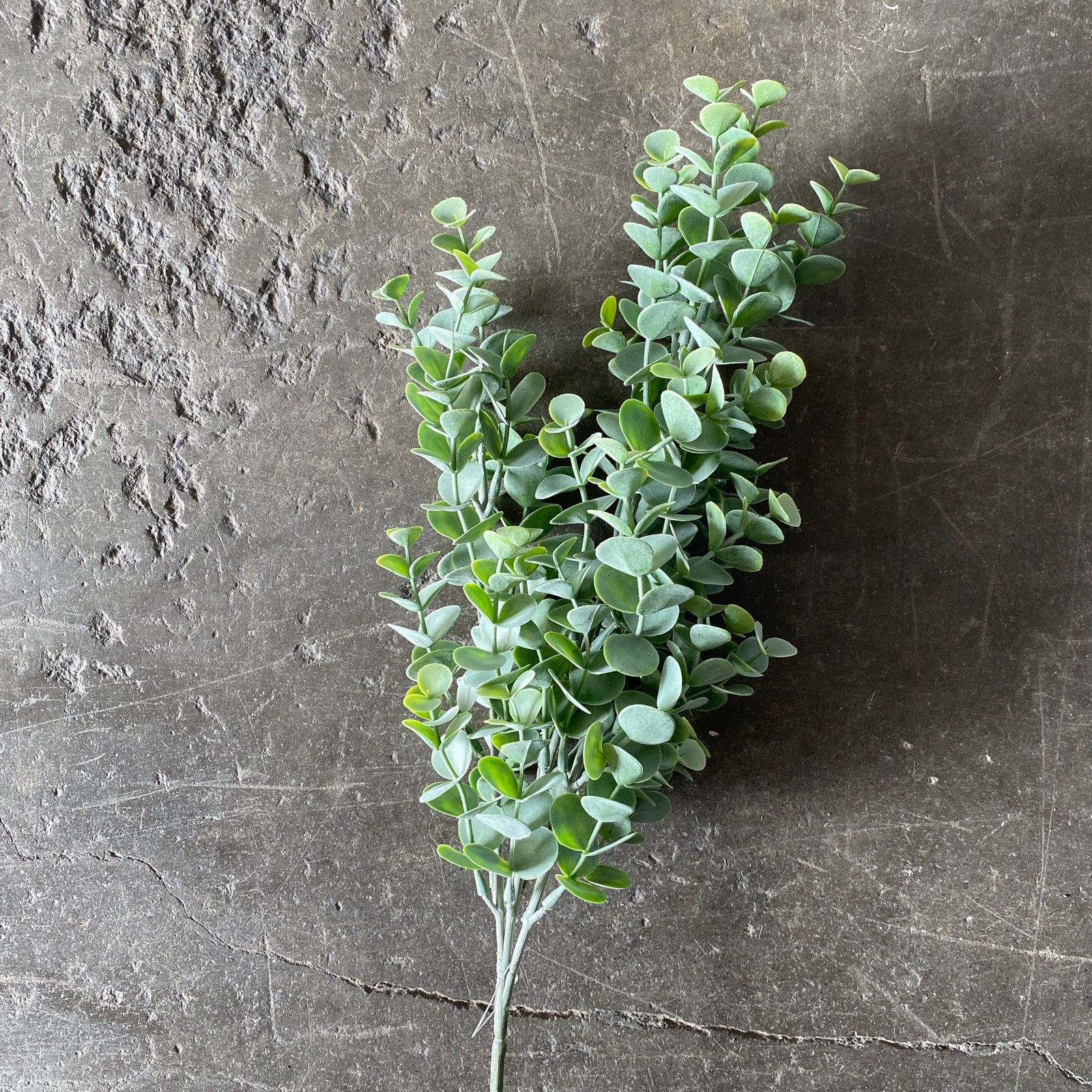Artificial Green Eucalyptus Bush | 2 stems