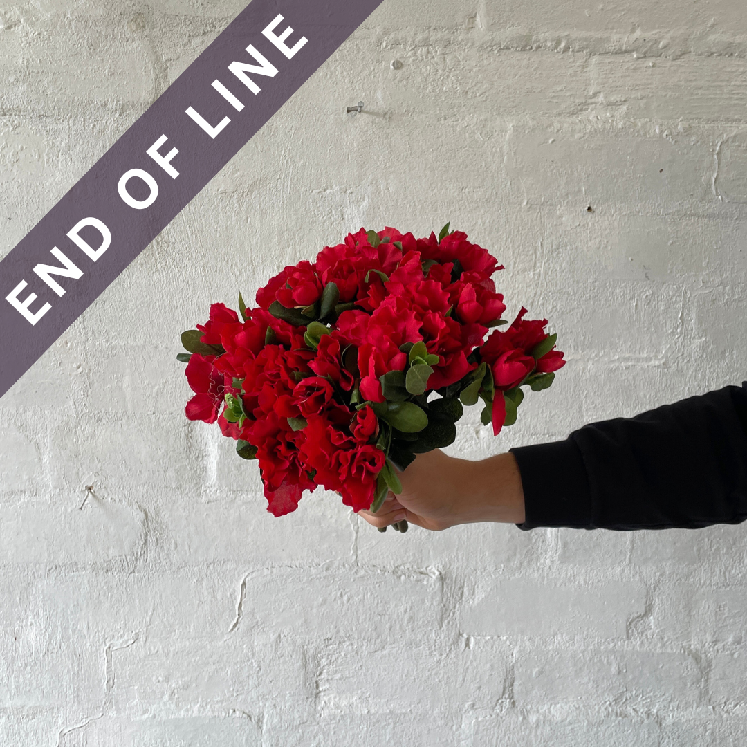 Artificial Red Flower Bunch | 3 Bunches