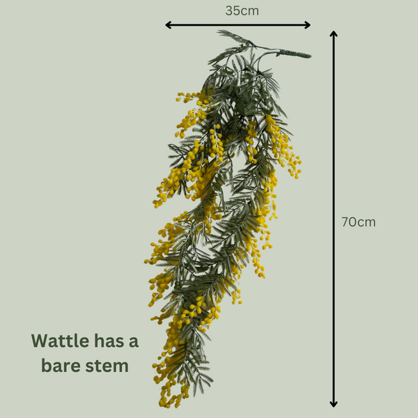 Artificial Hanging Wattle Yellow - The Plants Project
