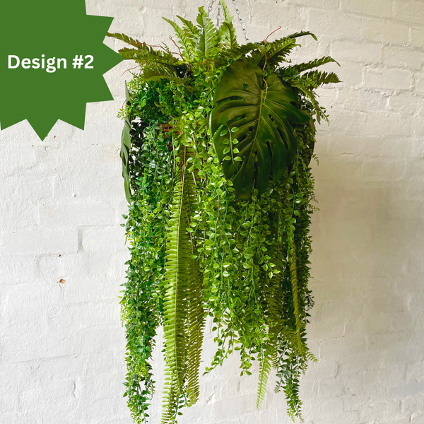 Artificial Green Chandelier