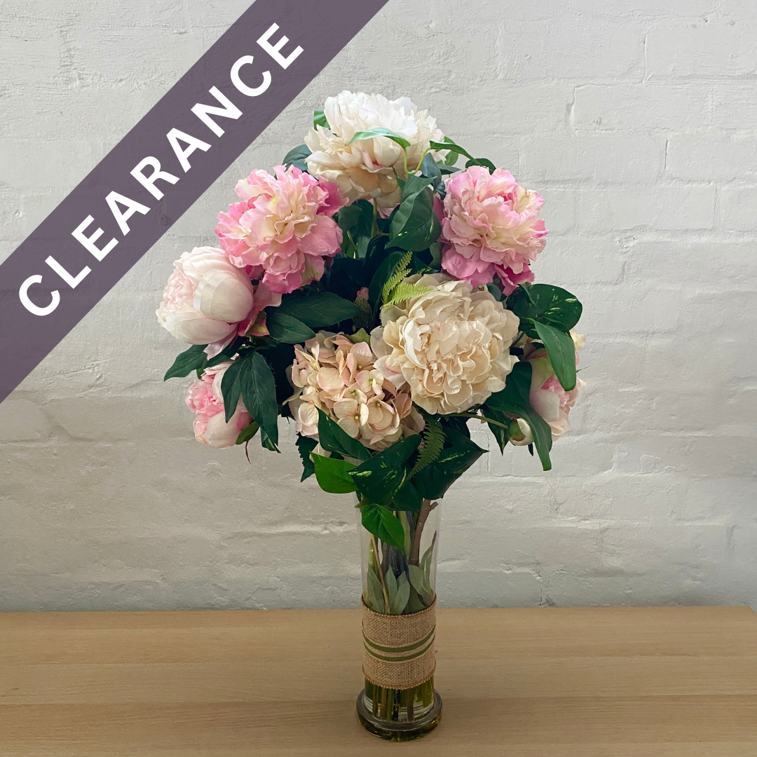 Artificial Floral Arrangement (Ex Rental)  Light Pinks