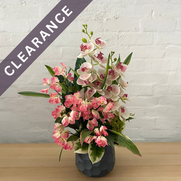 Artificial Floral Arrangement (Ex Rental) Pinks Ceramic #2