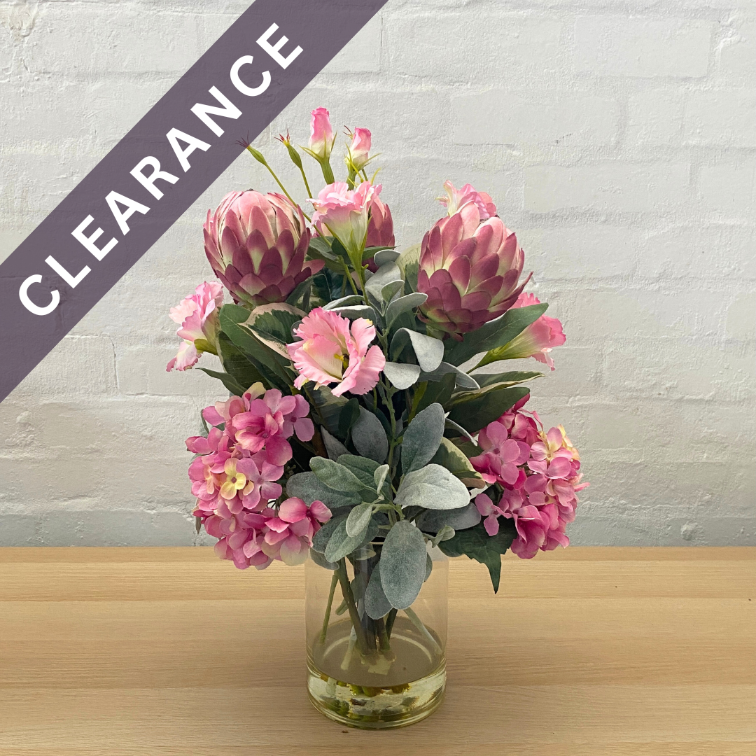 Artificial Floral Arrangement (Ex Rental) Pinks