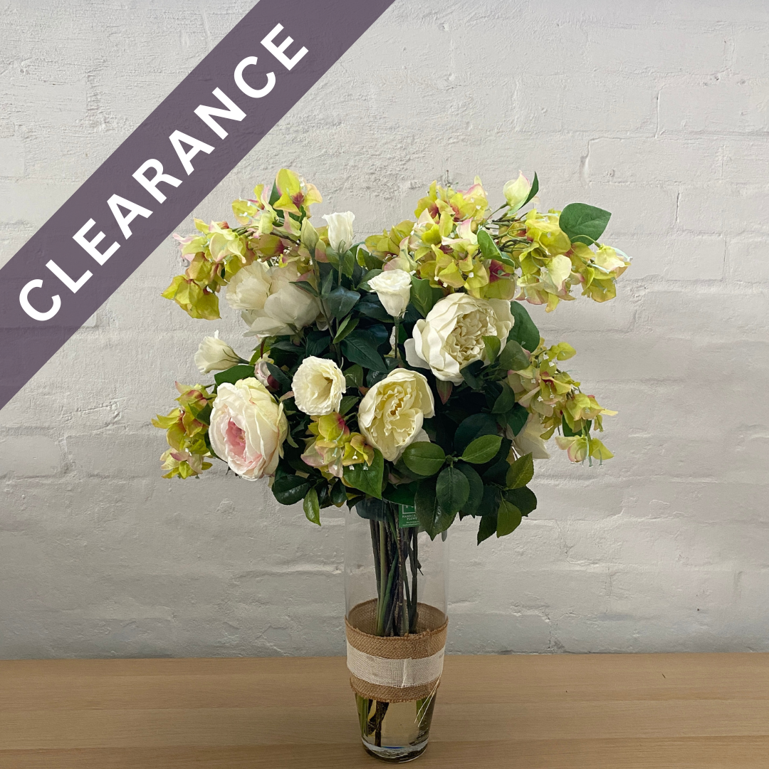 Artificial Floral Arrangement (Ex Rental) Whites #3