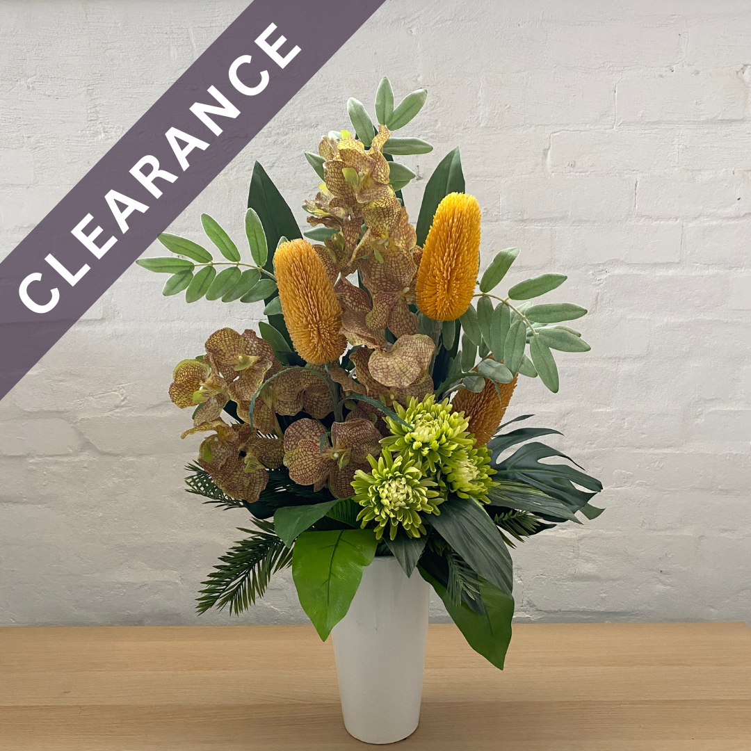Artificial Floral Arrangement (Ex Rental) Oranges Ceramic