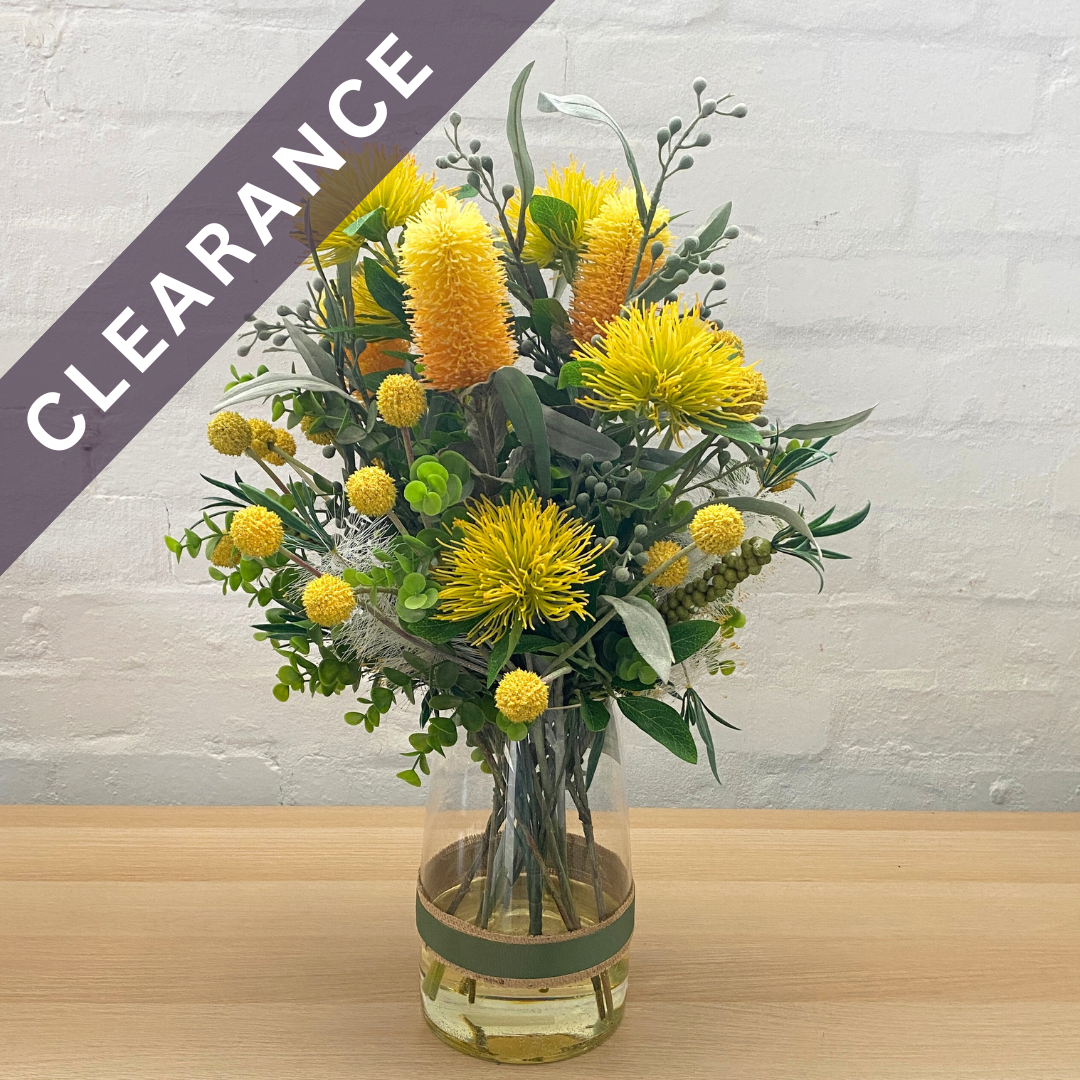 Artificial Floral Arrangement (Ex Rental) Yellows #2