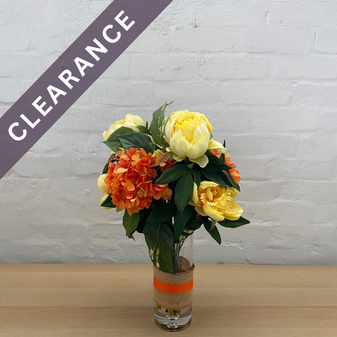 Artificial Floral Arrangement (Ex Rental) Yellows and Oranges