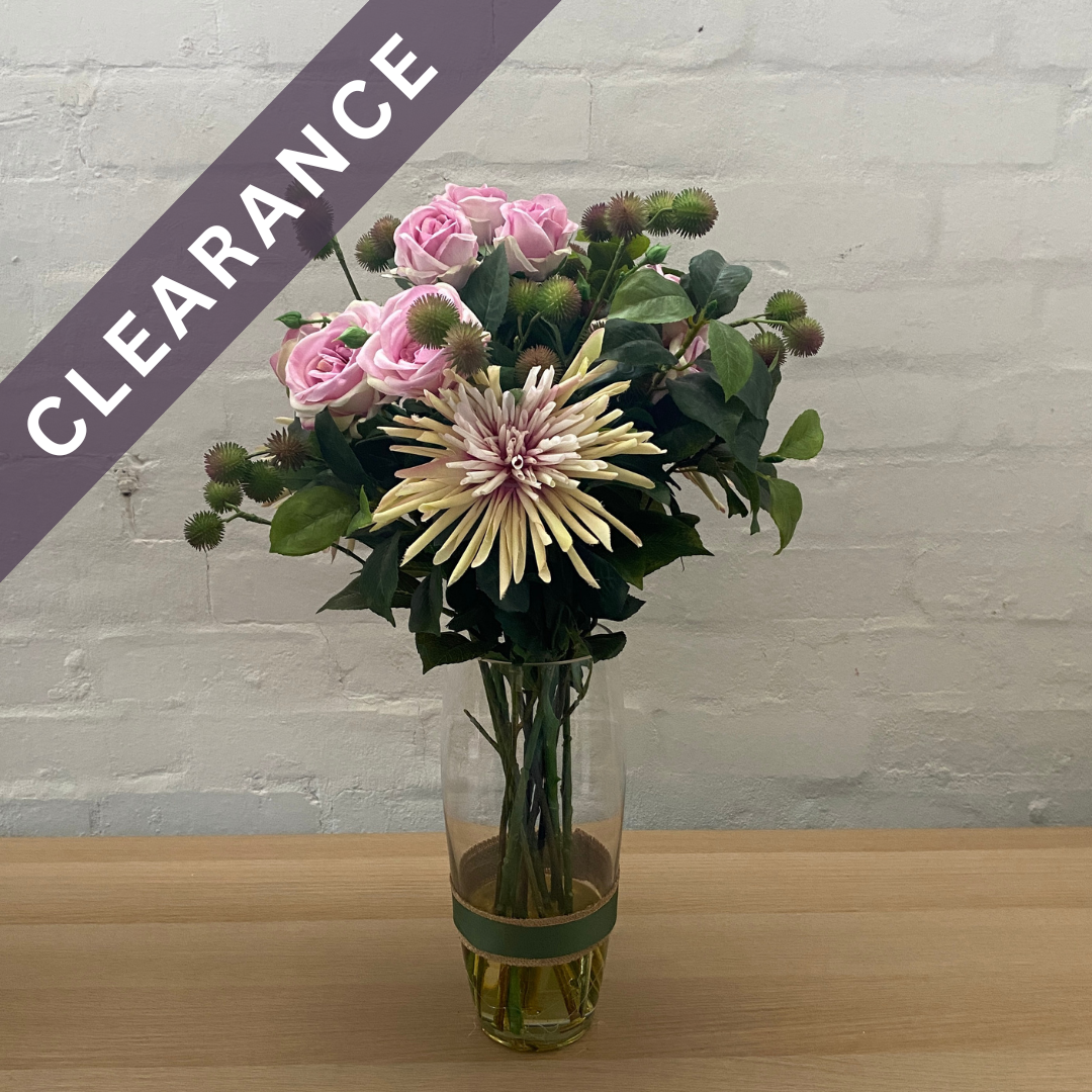 Artificial Floral Arrangement (Ex Rental) Light Purples