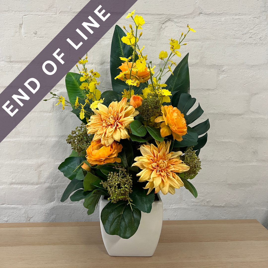 Artificial Floral Arrangement (Ex Rental) Oranges Ceramic #3