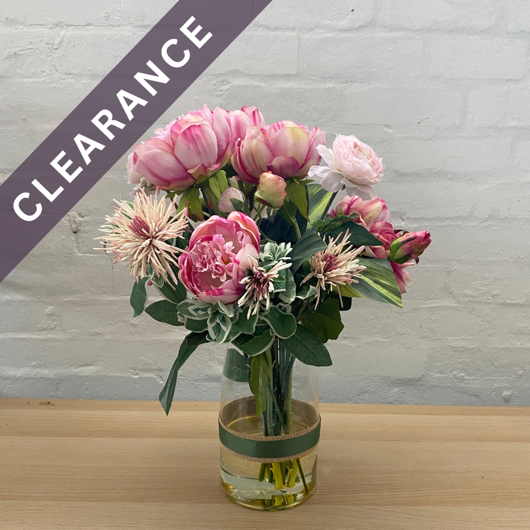 Artificial Floral Arrangement (Ex Rental) Pinks