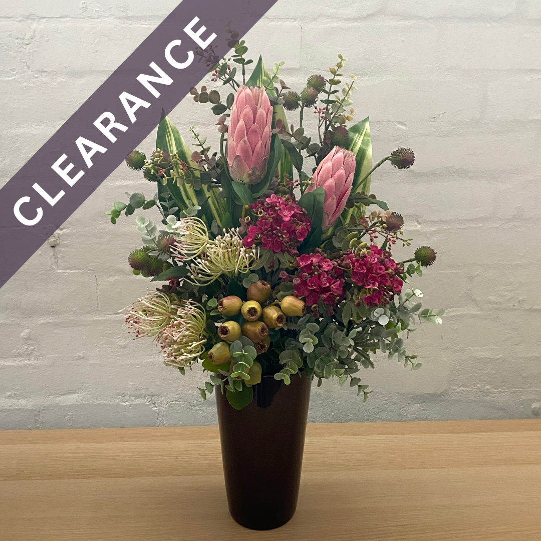Artificial Floral Arrangement (Ex Rental) Pinks Ceramics #2
