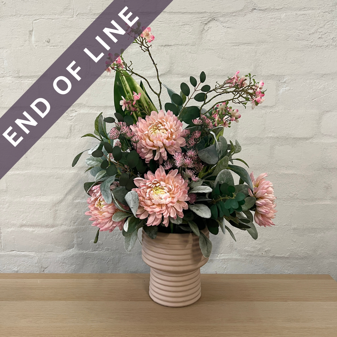 Artificial Floral Arrangement (Ex Rental) Pinks Ceramic #6
