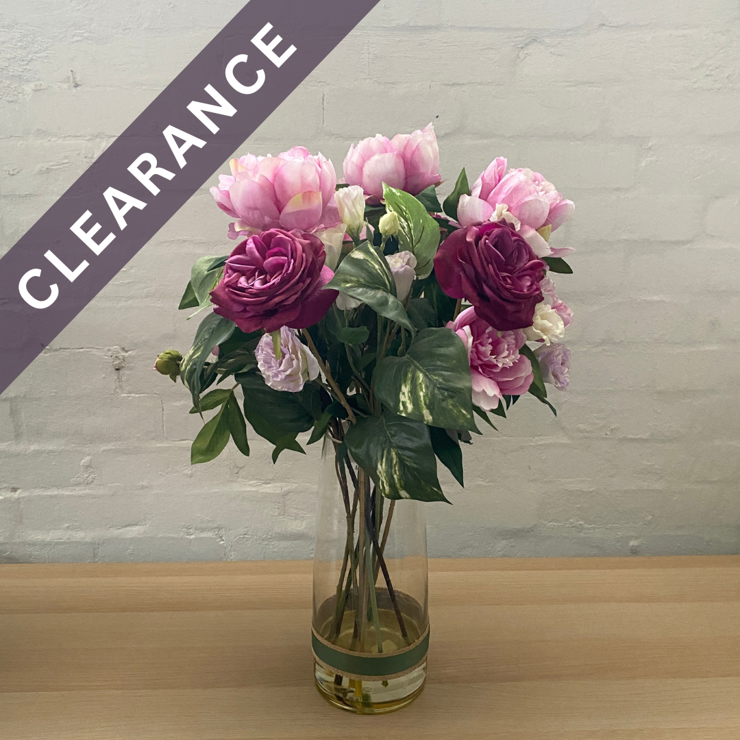 Artificial Floral Arrangement (Ex Rental) Purples #3