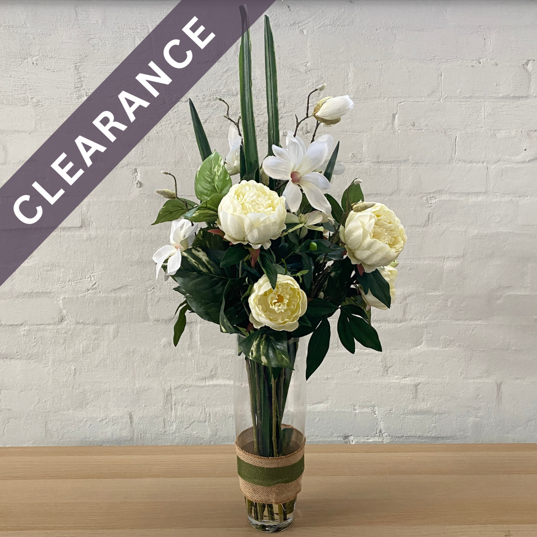 Artificial Floral Arrangement (Ex Rental) Whites  #2