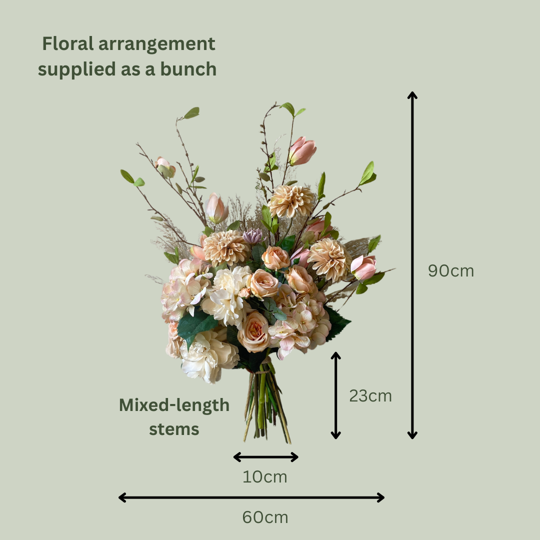 Artificial Floral Arrangement (Ex Rental) - Creams Bunch