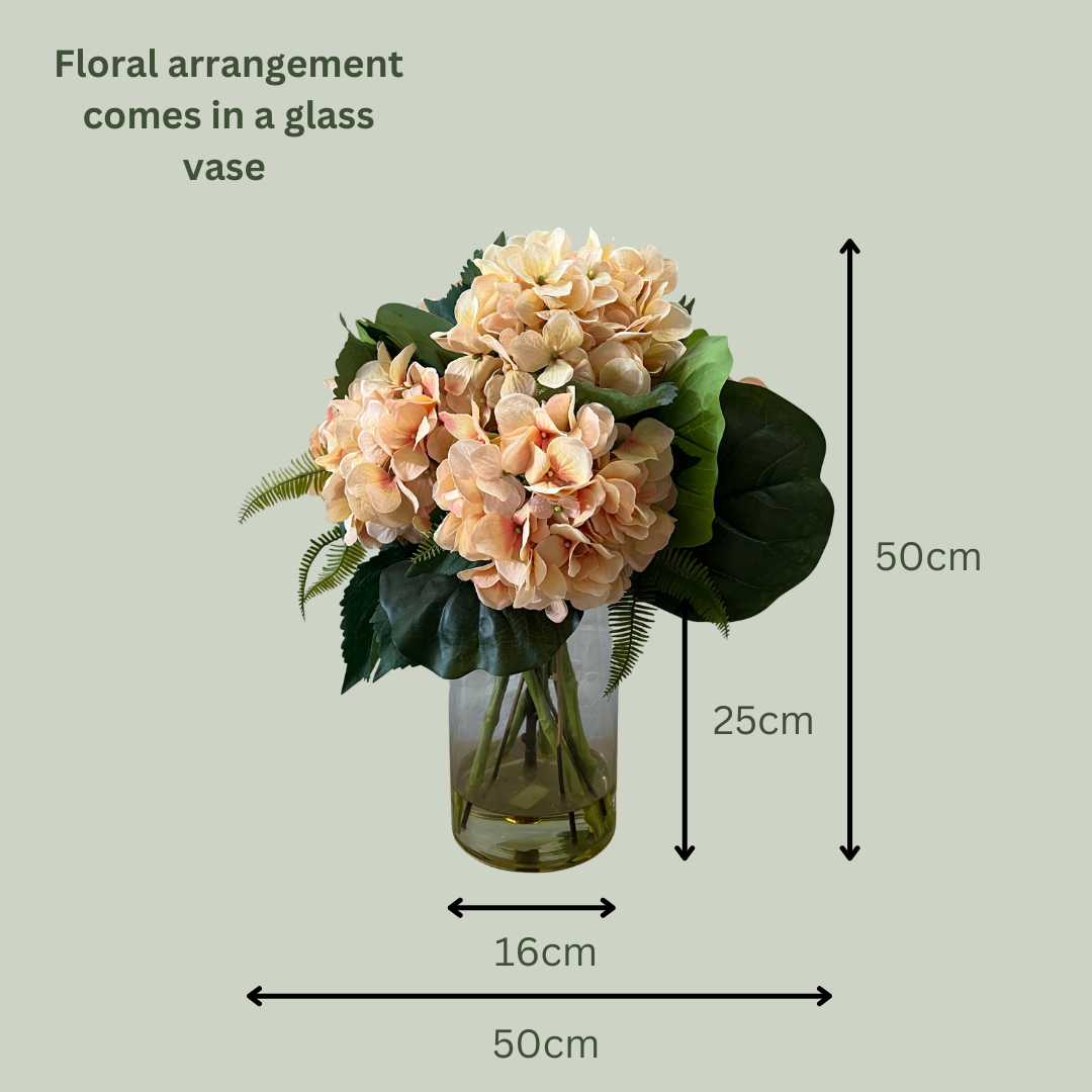 Artificial Floral Arrangement (Ex Rental) Oranges
