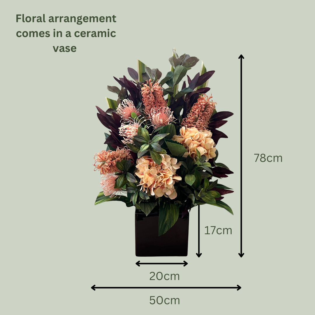 Artificial Floral Arrangement (Ex Rental) Oranges Ceramic #2