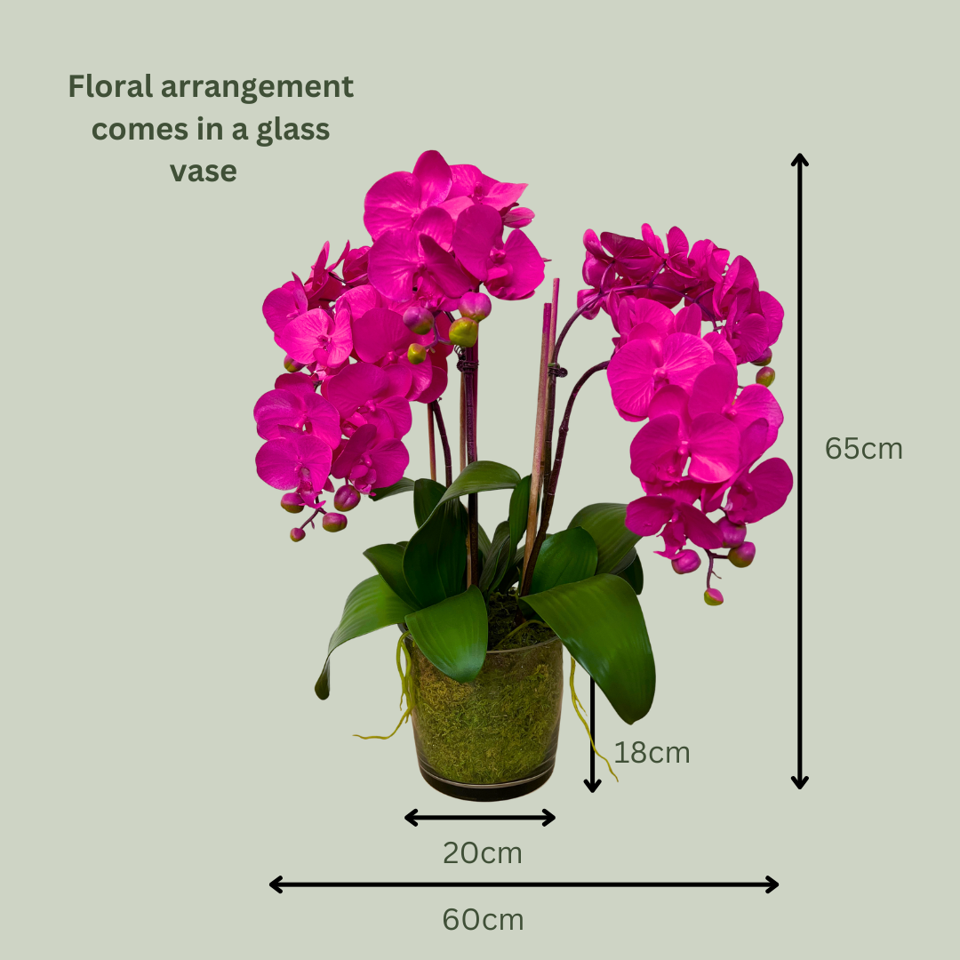 Artificial Floral Arrangement (Ex Rental) Pinks #10