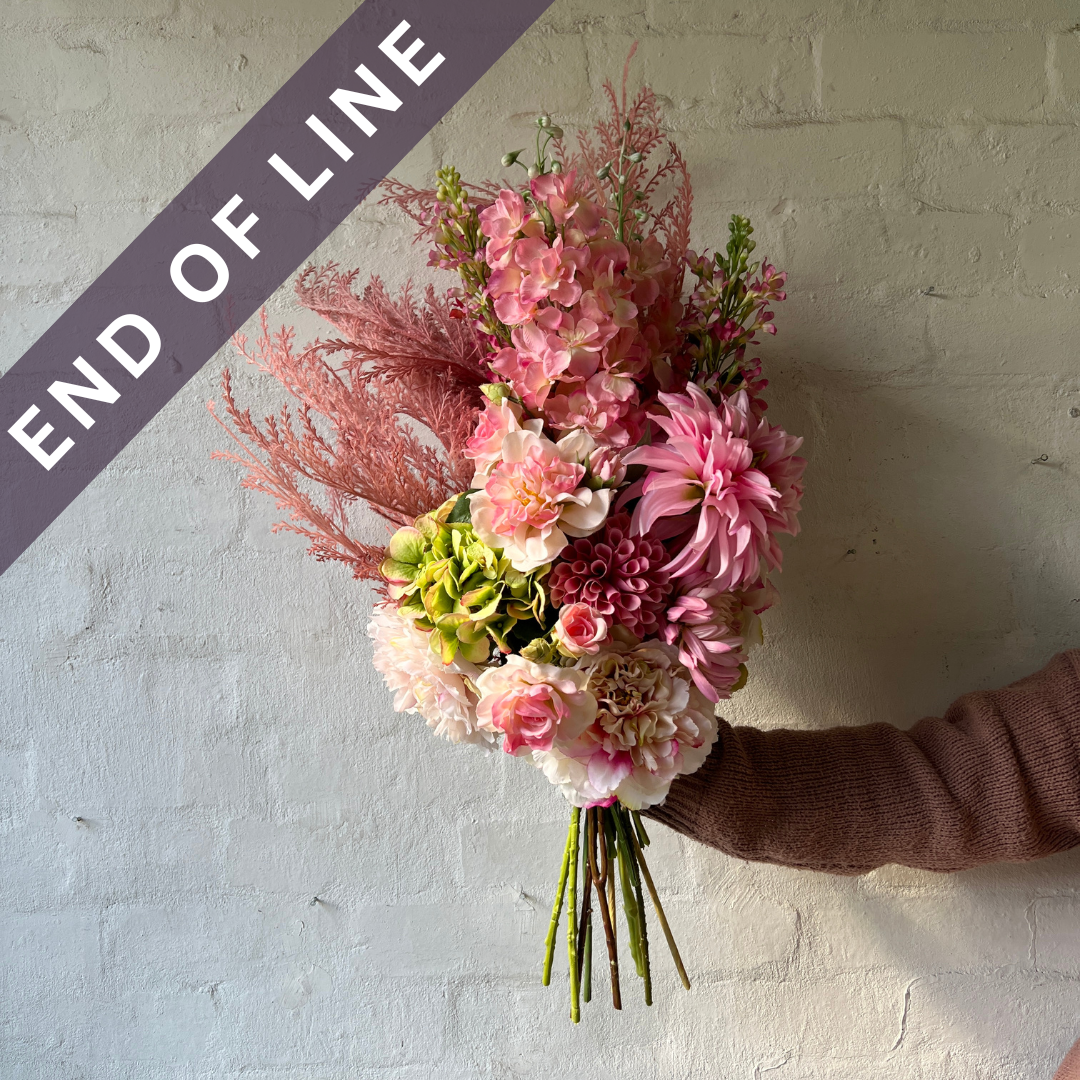 Artificial Floral Arrangement - Pinks Bunch #2