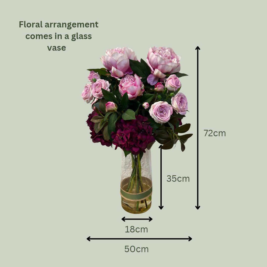 Artificial Floral Arrangement (Ex Rental) Purples #5