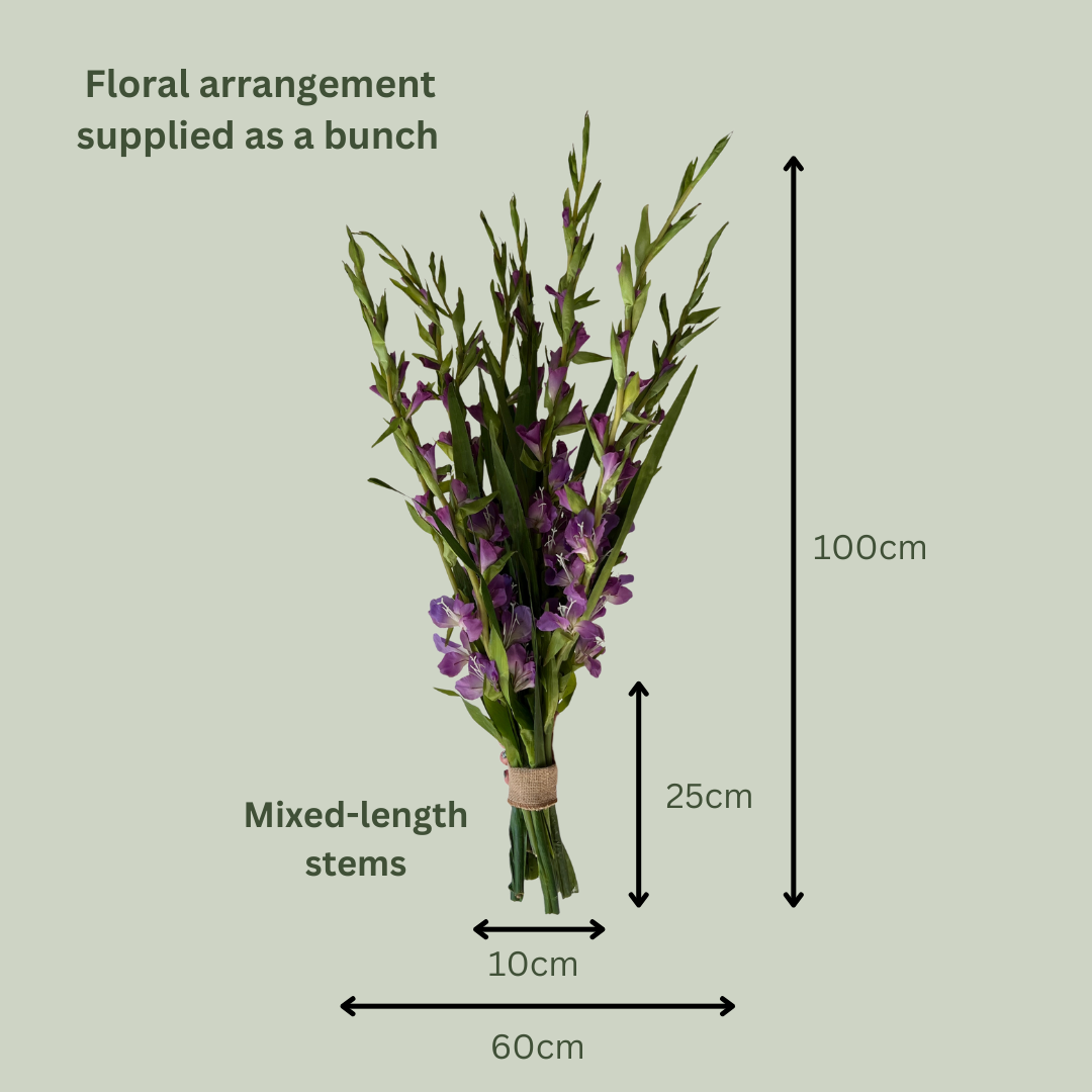 Artificial Floral Arrangement - Purples Bunch #2