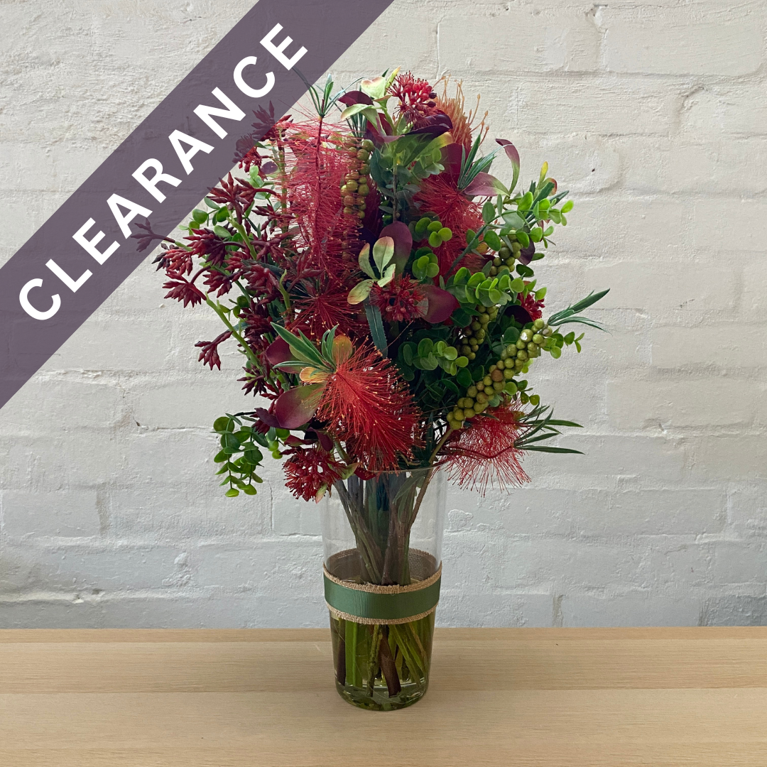 Artificial Floral Arrangement (Ex Rental) Reds #2
