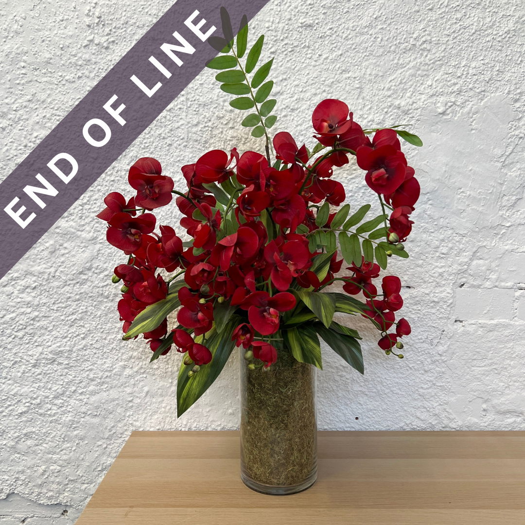 Artificial Floral Arrangement (Ex Rental) Reds #3