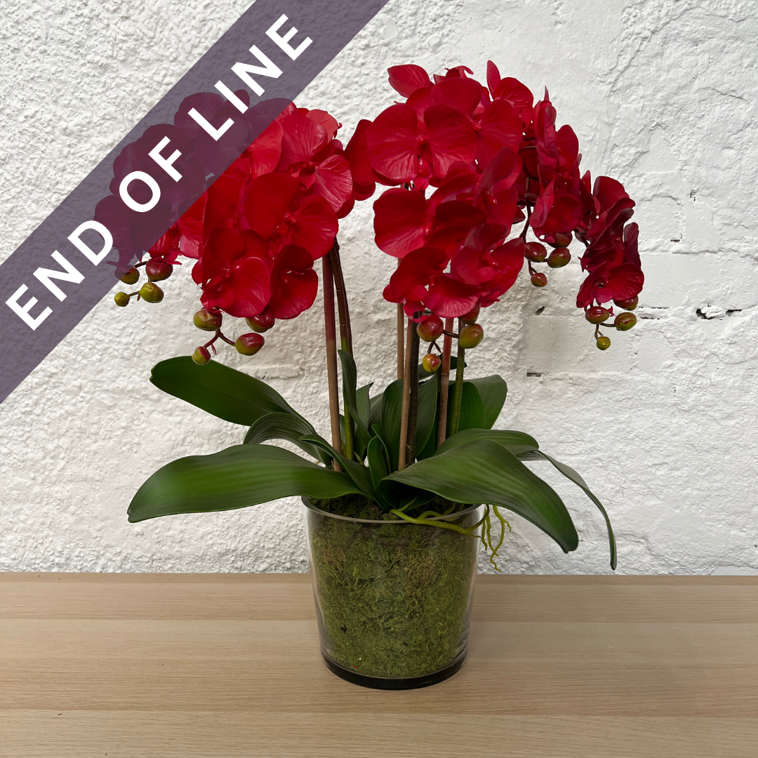 Artificial Floral Arrangement (Ex Rental) Reds #3