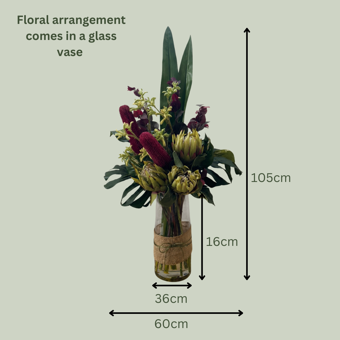 Artificial Floral Arrangement (Ex Rental) Reds