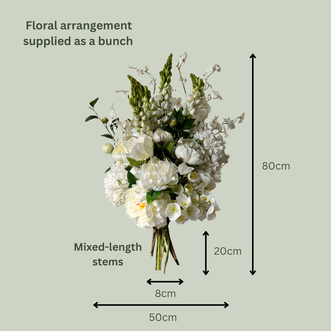 Artificial Floral Arrangement - Whites Bunch