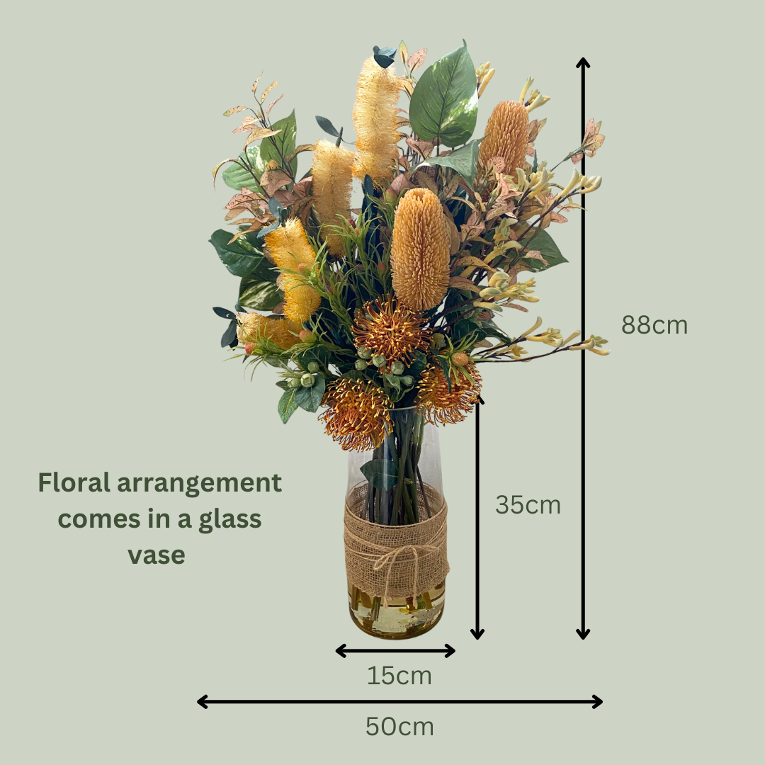 Artificial Floral Arrangement (Ex Rental) Yellows