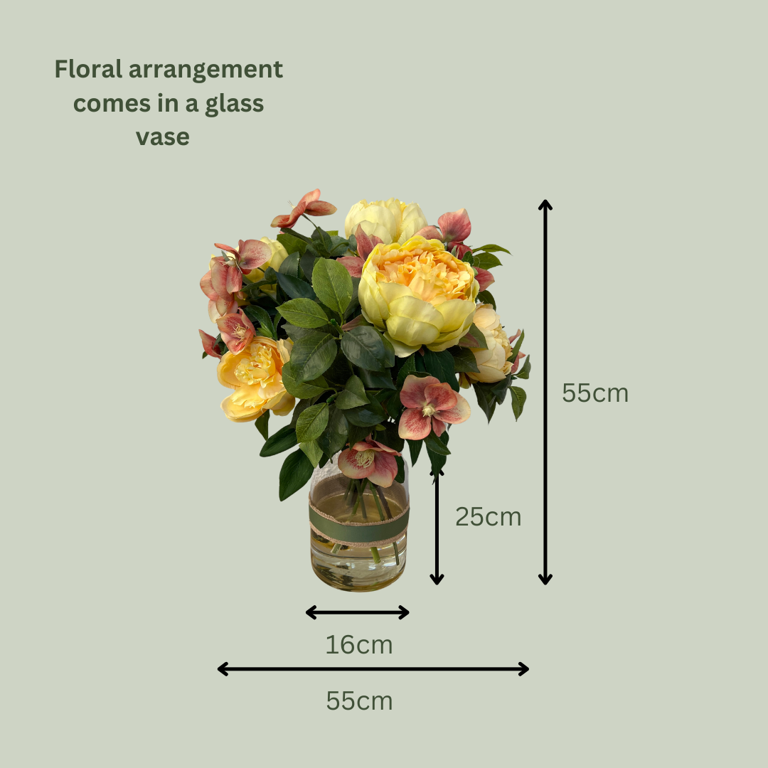 Artificial Floral Arrangement (Ex Rental) Yellows #2