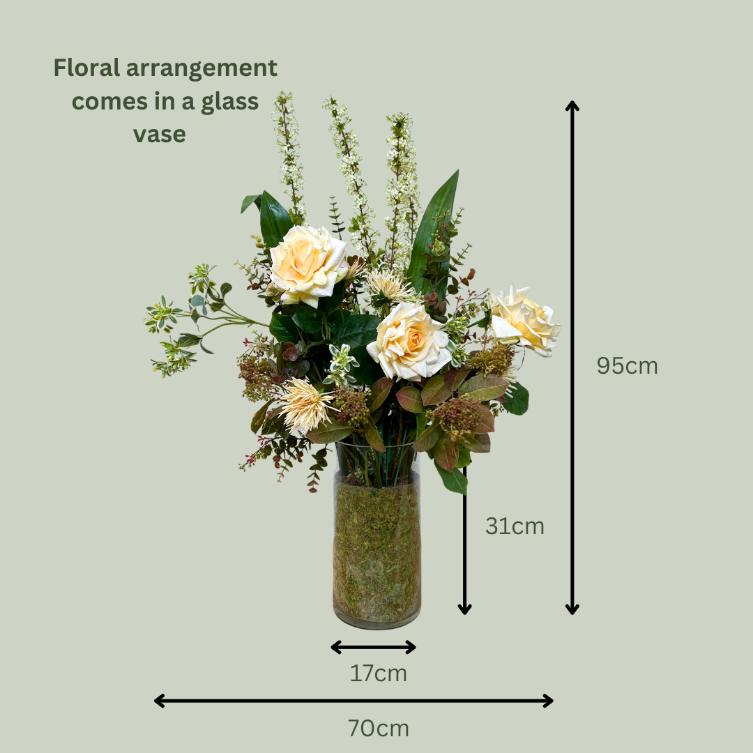 Artificial Floral Arrangement (Ex Rental) Yellows #2