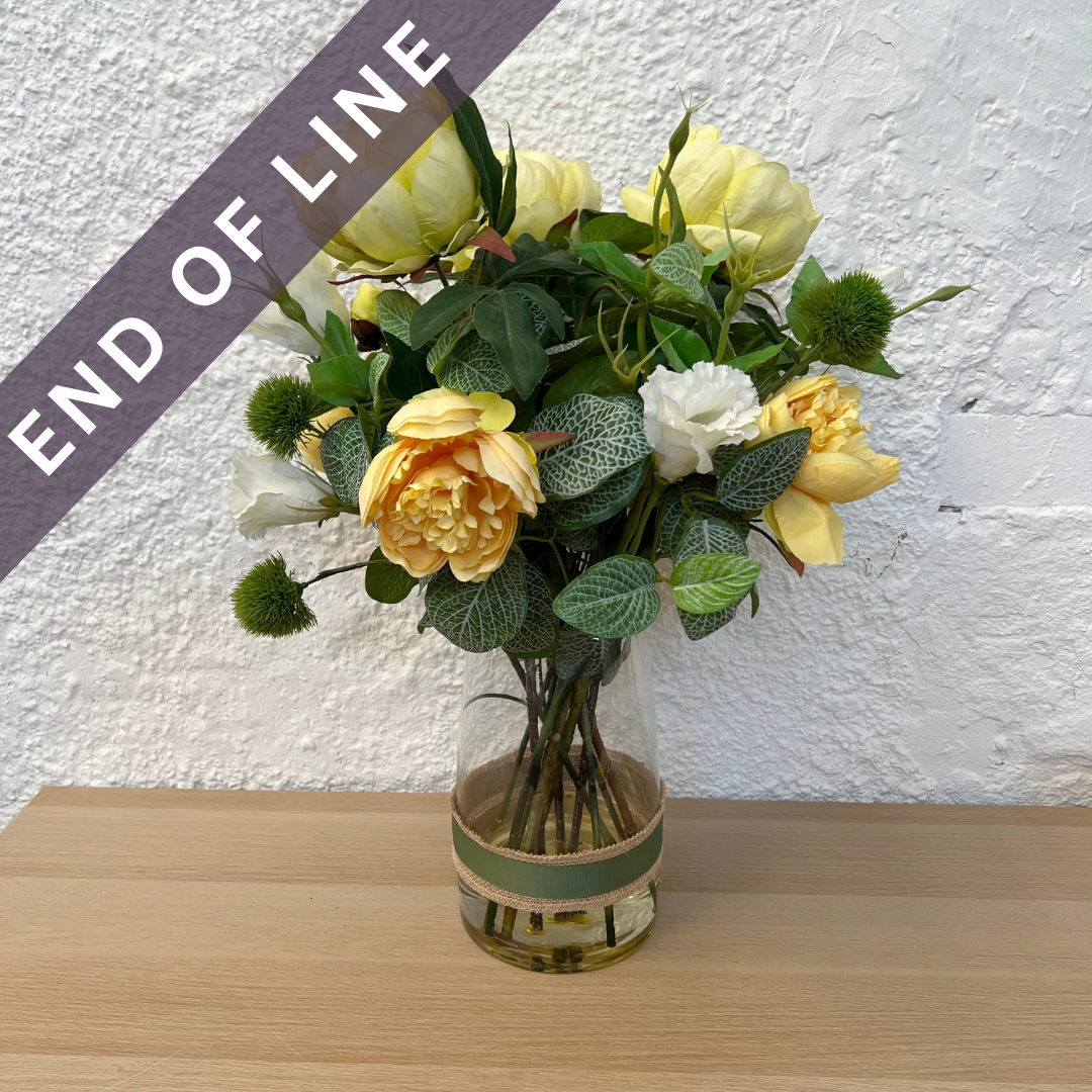 Artificial Floral Arrangement (Ex Rental) Yellows