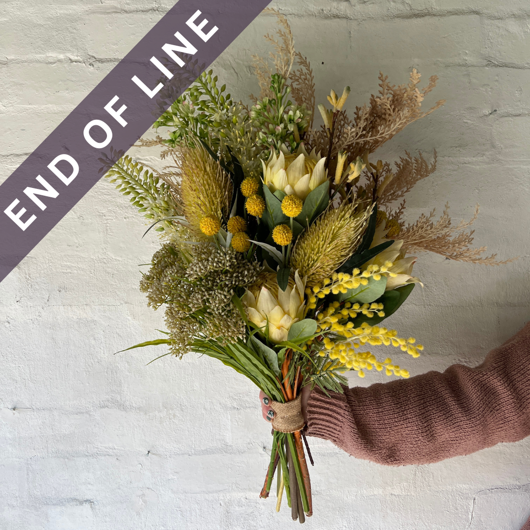 Artificial Floral Arrangement - Yellows Bunch