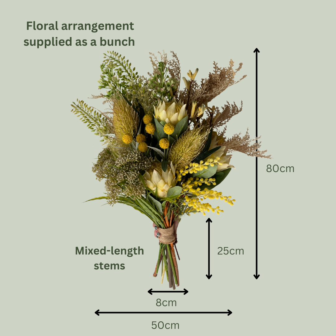 Artificial Floral Arrangement - Yellows Bunch