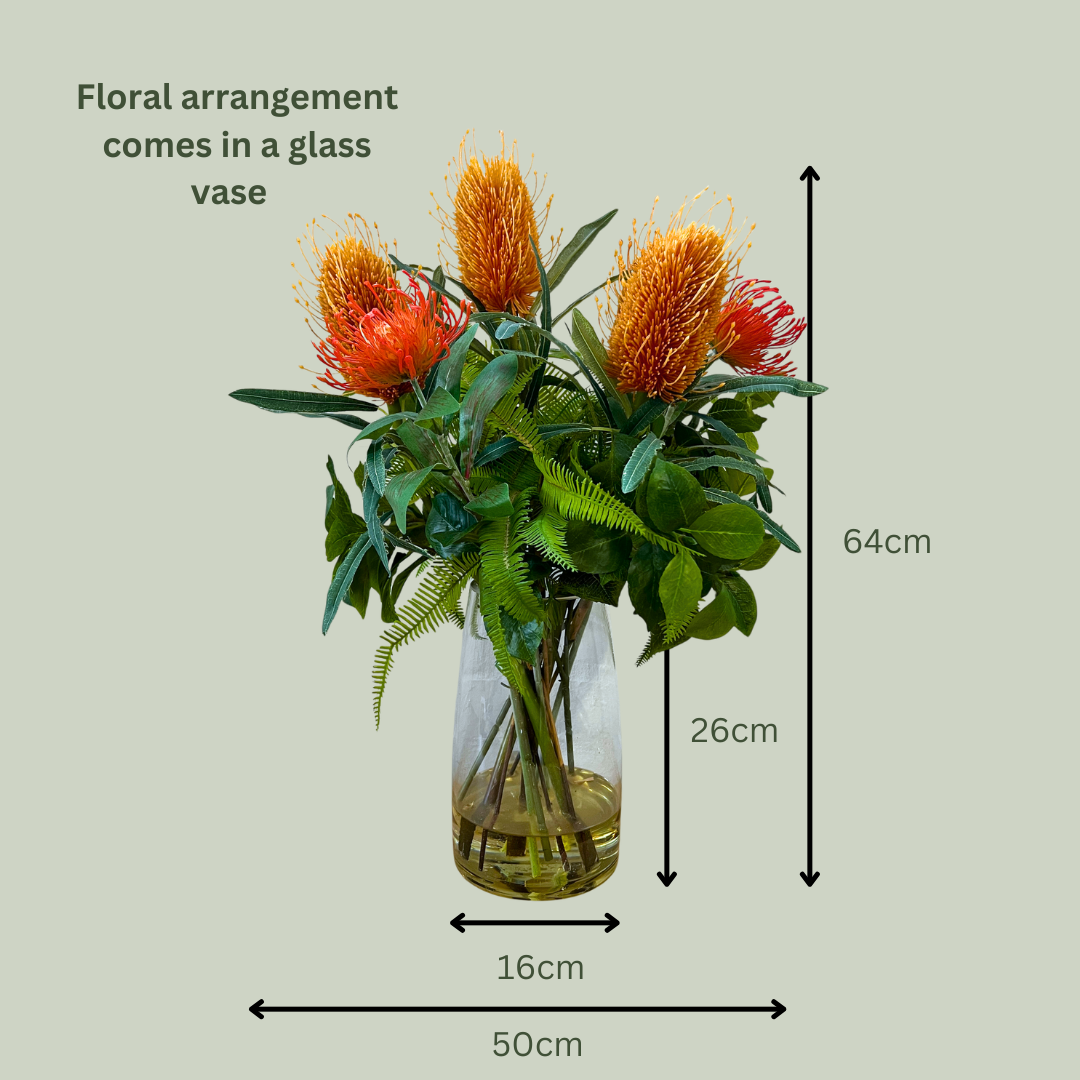 Artificial Floral Arrangement (Ex Rental) Oranges #4