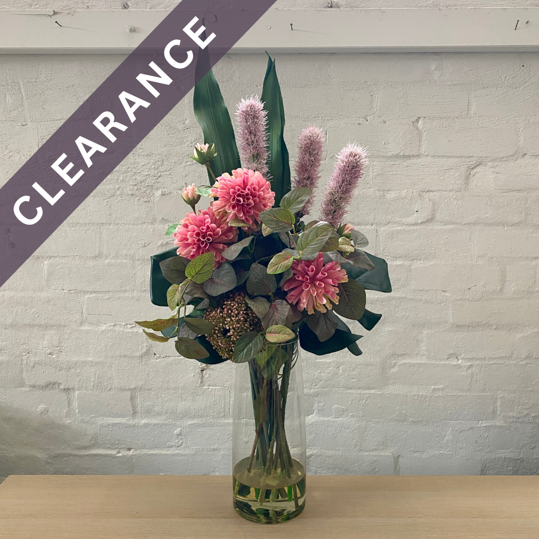 Artificial Floral Arrangement (Ex Rental) Pinks #4