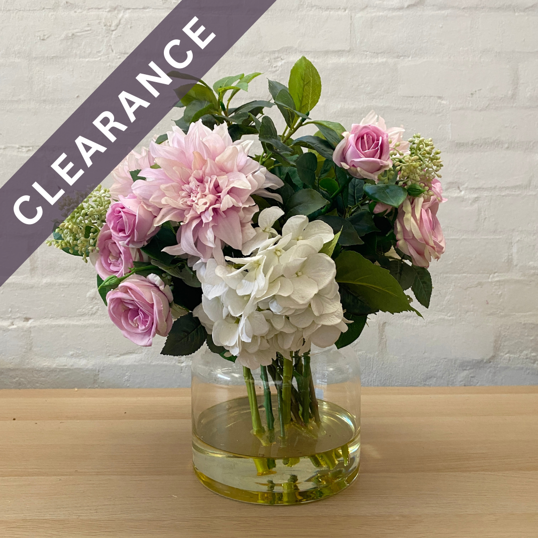 Artificial Floral Arrangement (Ex Rental) Pinks and Whites #2