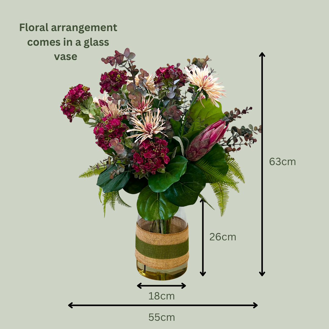 Artificial Floral Arrangement (Ex Rental) Pinks #5