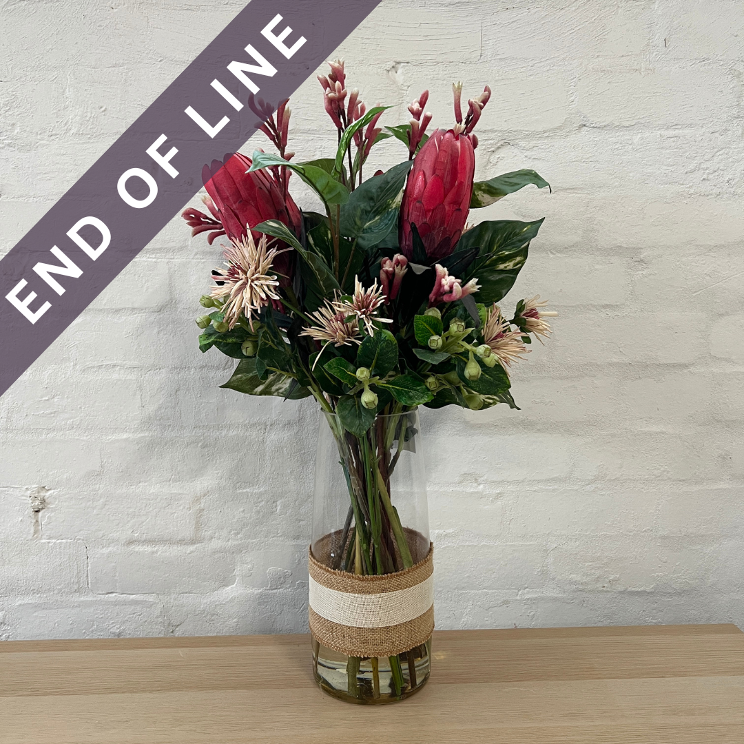 Artificial Floral Arrangement (Ex Rental) Pinks #9