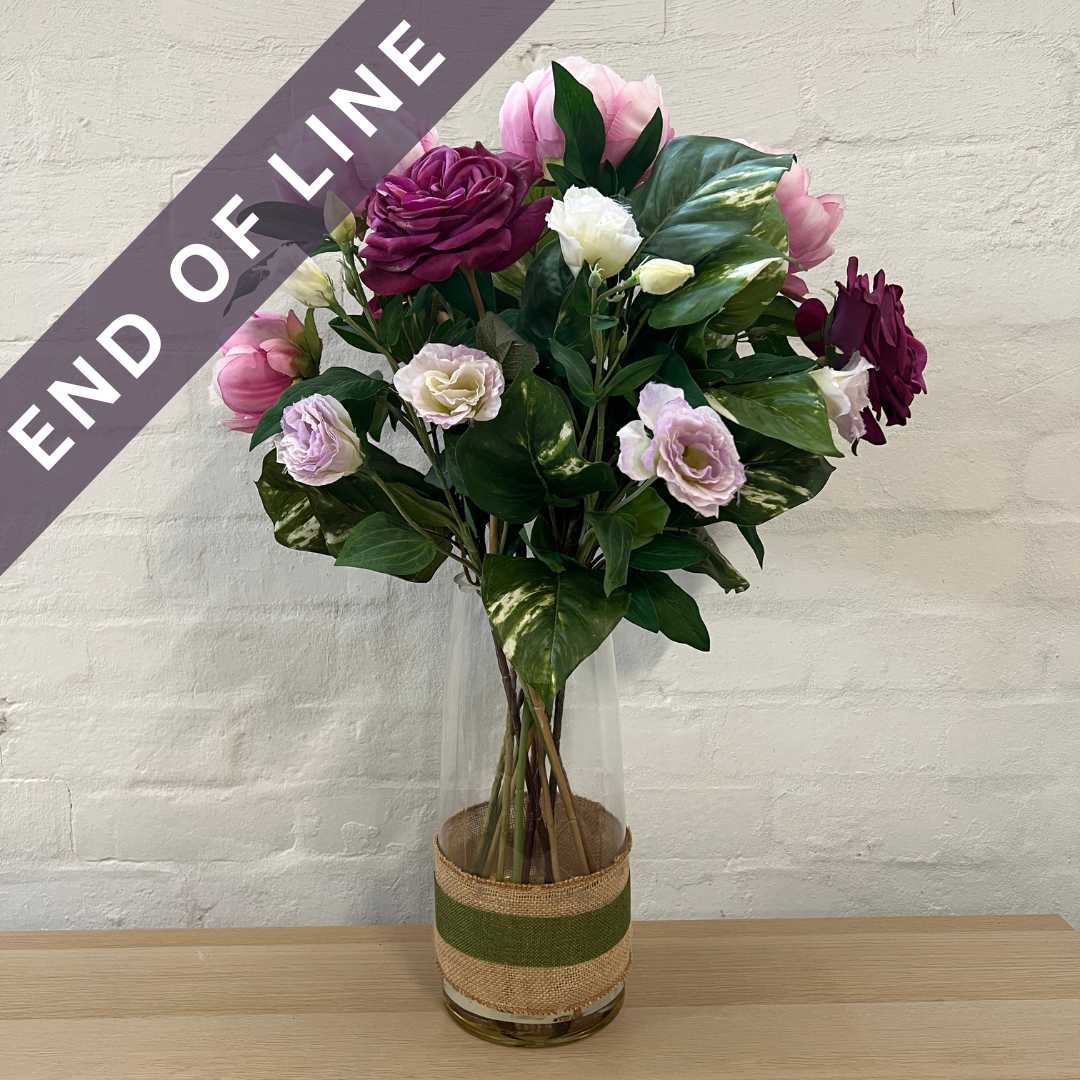 Artificial Floral Arrangement (Ex Rental) Purples #2