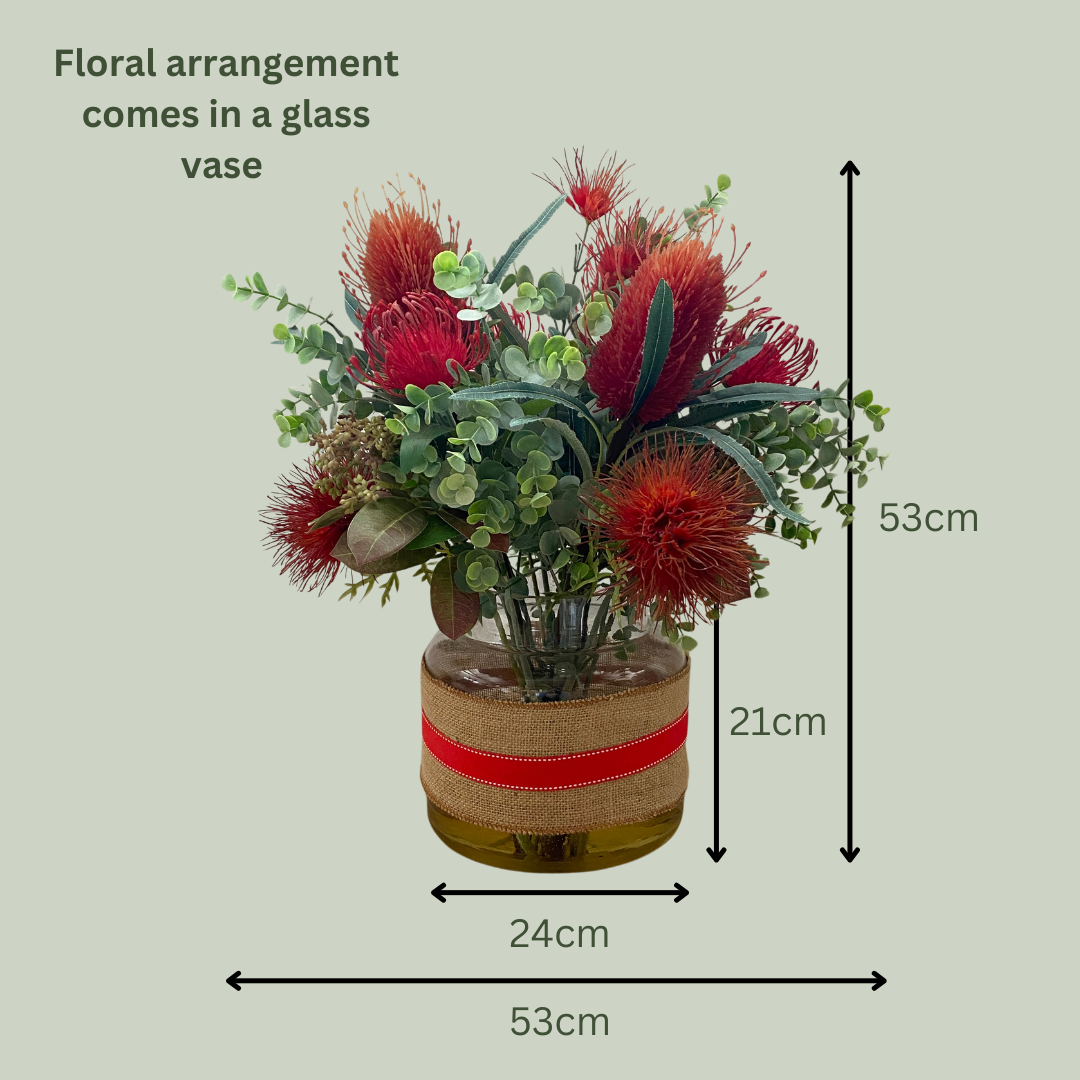 Artificial Floral Arrangement (Ex Rental) Reds
