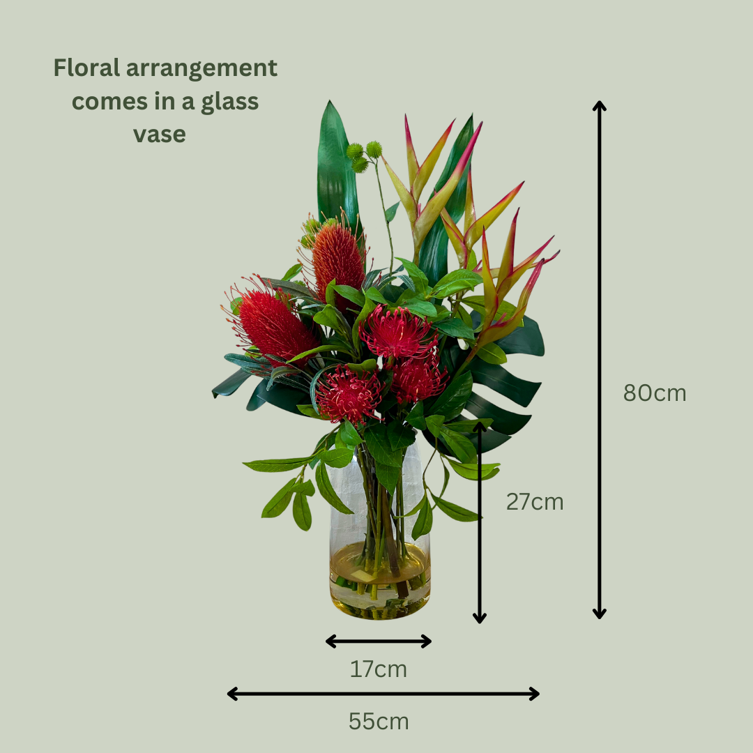 Artificial Floral Arrangement (Ex Rental) Reds