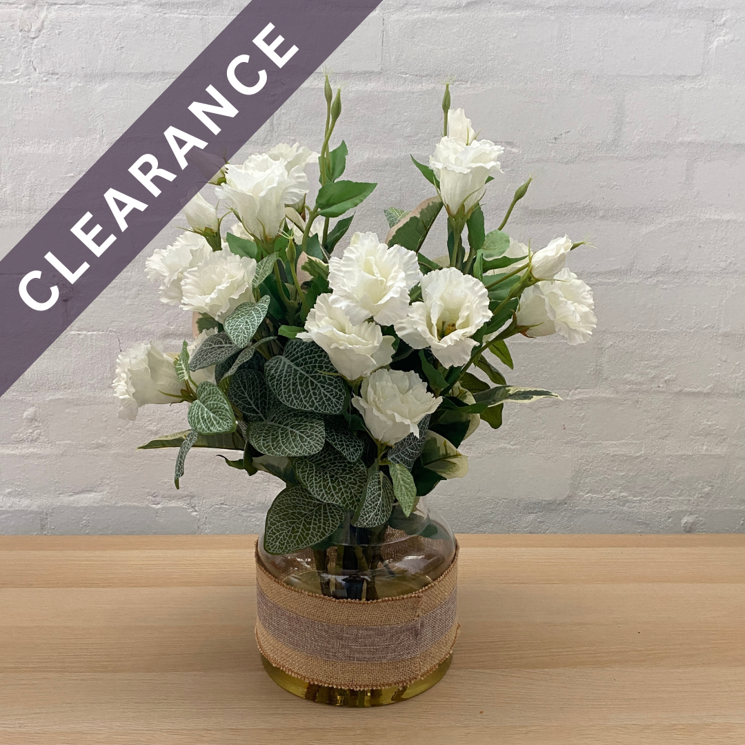 Artificial Floral Arrangement (Ex Rental) Whites #4