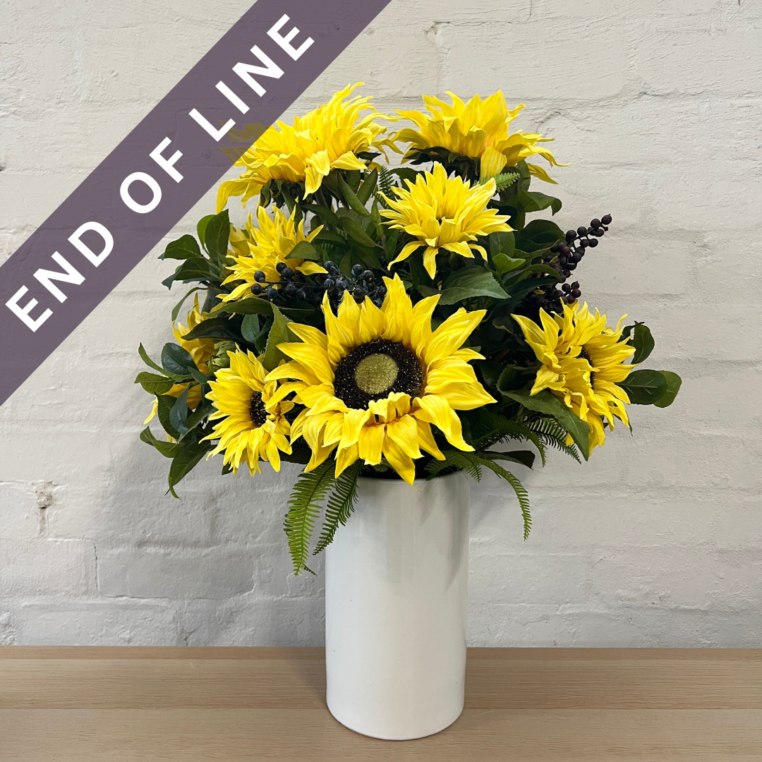 Artificial Floral Arrangement (Ex Rental) Yellows Ceramic #5