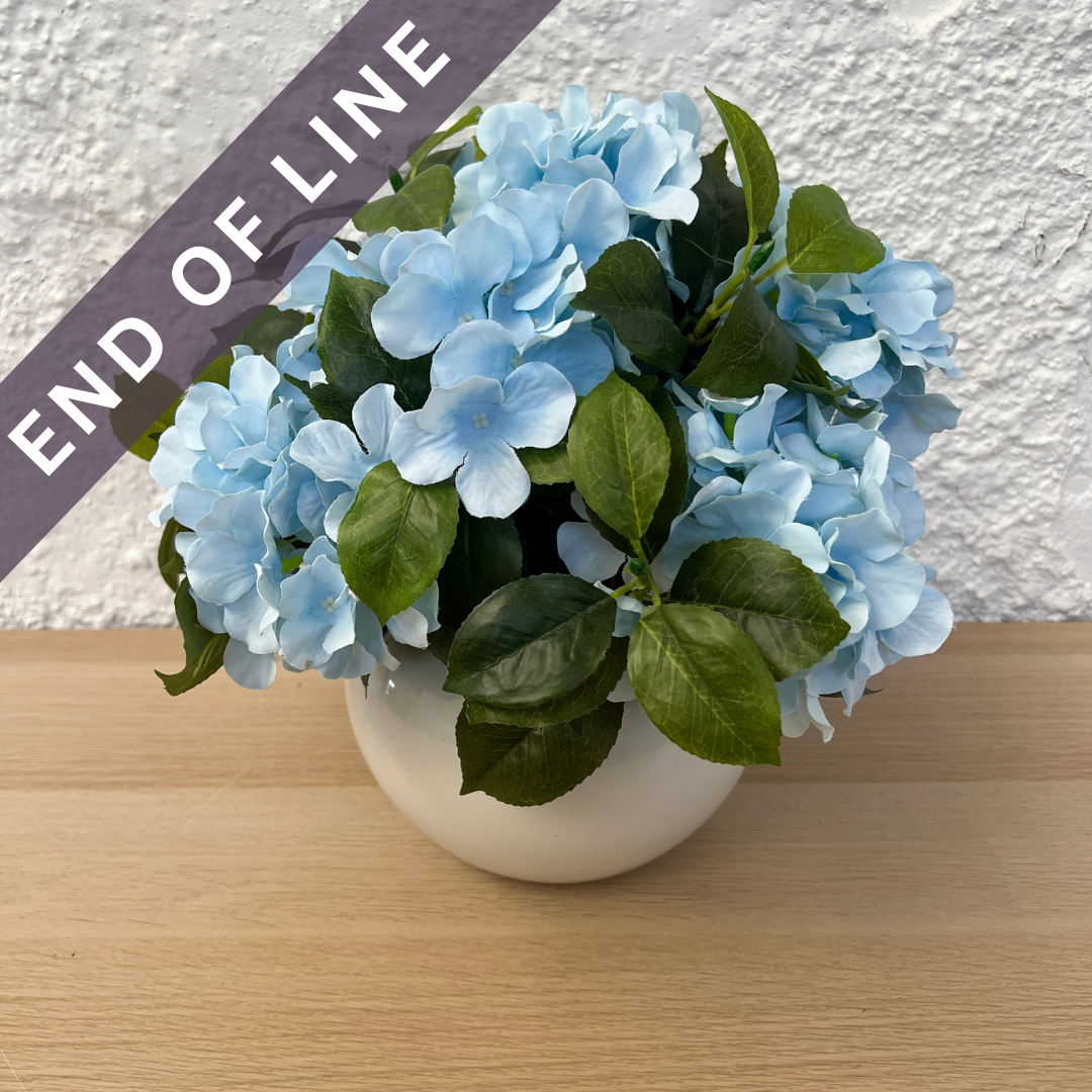 Artificial Floral Arrangement (Ex Rental) Blues Ceramic