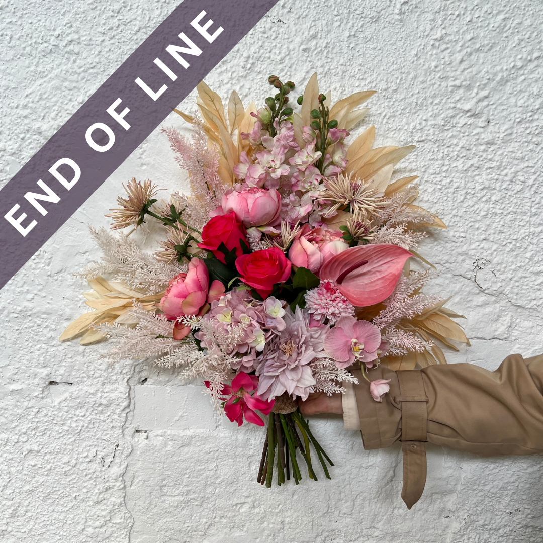 Artificial Floral Arrangement - Light Pinks Bunch