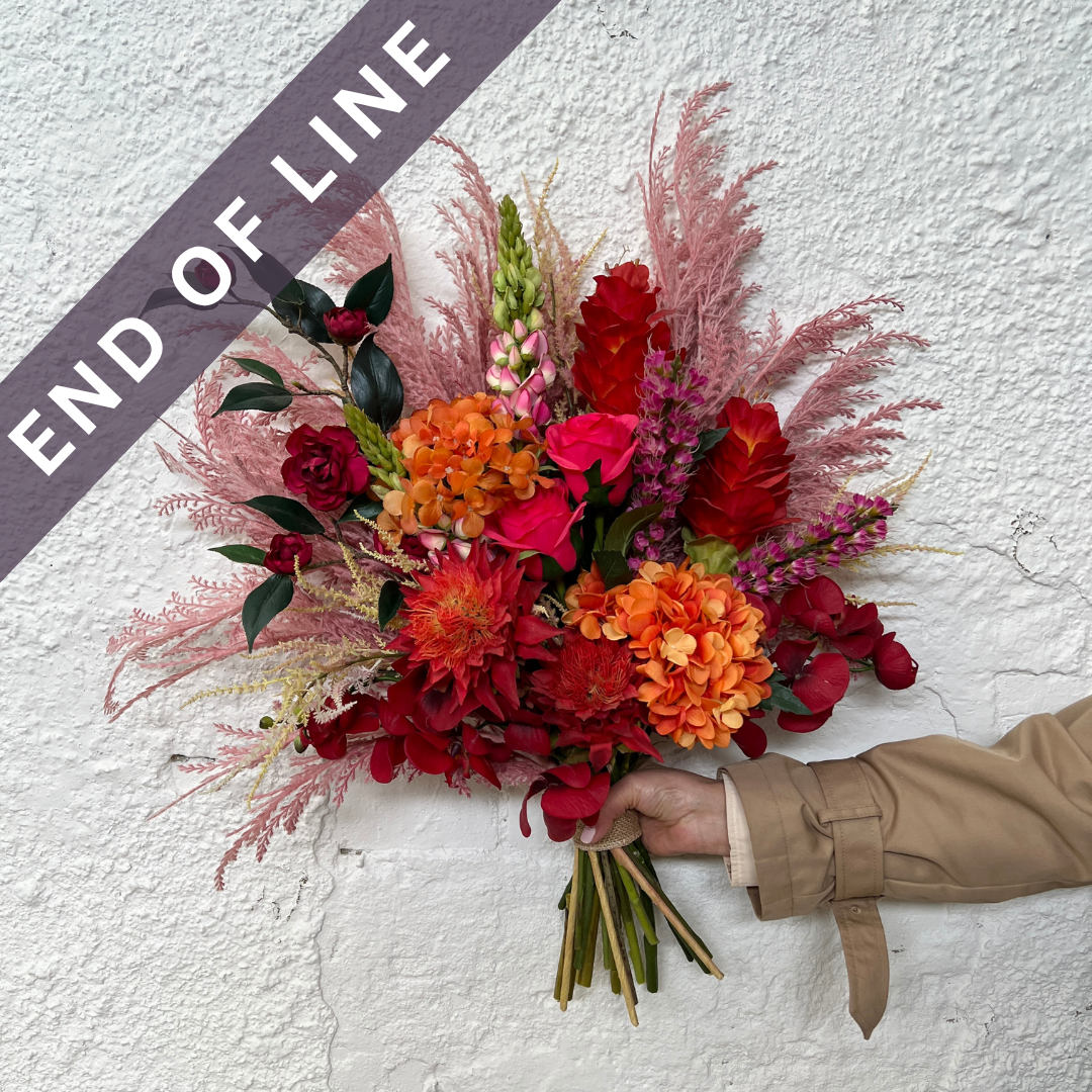 Artificial Floral Arrangement - Reds Bunch