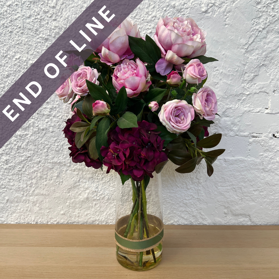 Artificial Floral Arrangement (Ex Rental) Purples #5